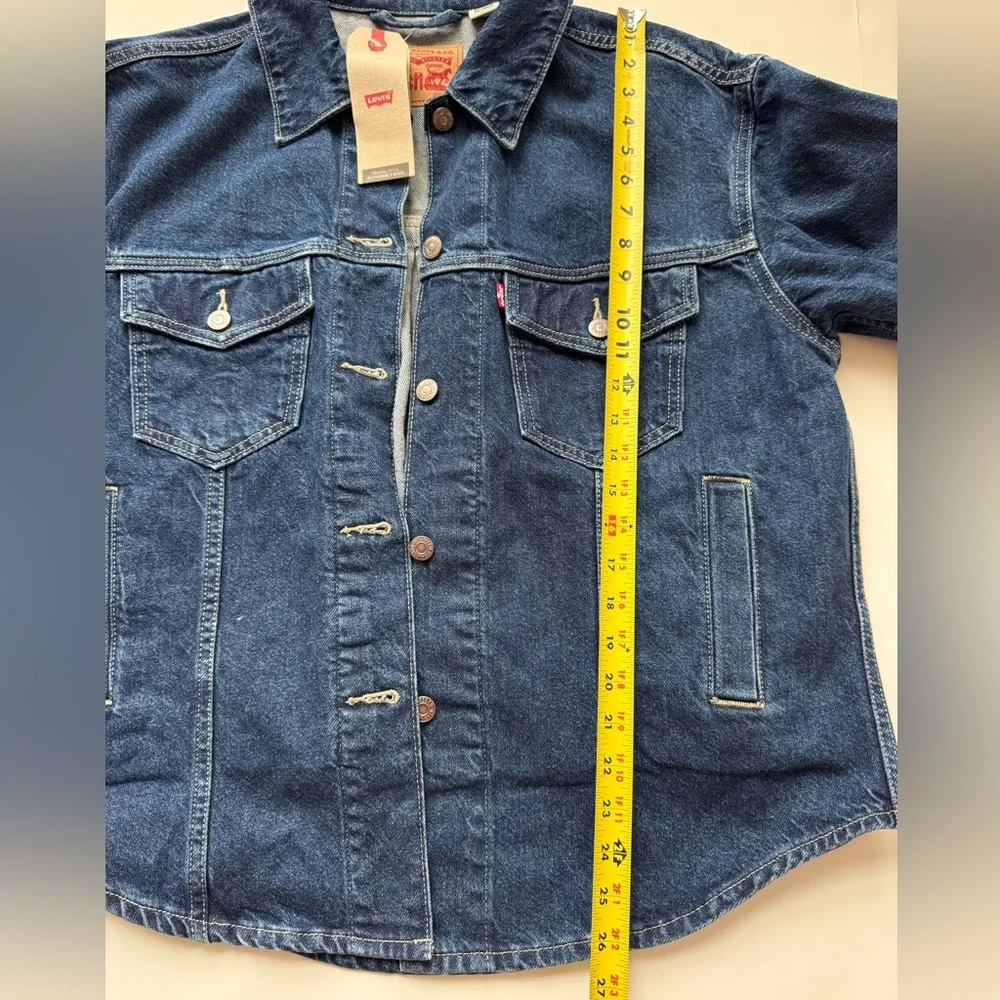 Levi’s Trucker Denim Jacket Women’s Small NWT Classic Blue Jean Jacket - Picture 4 of 6